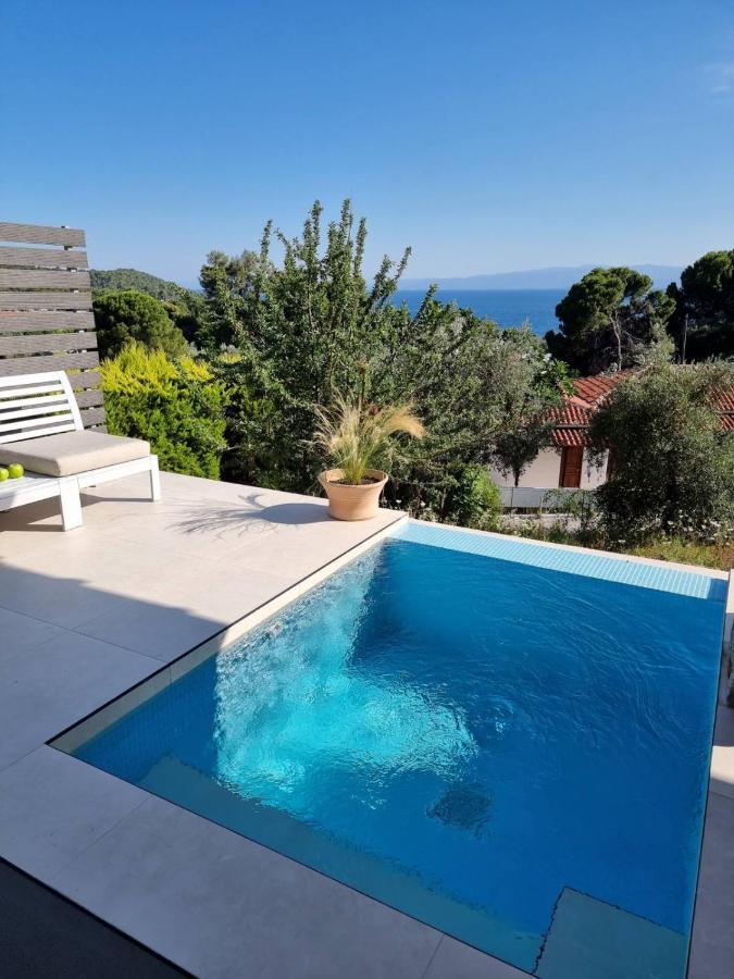 Stone Build Suite With Private Pool Kolios Esterno foto
